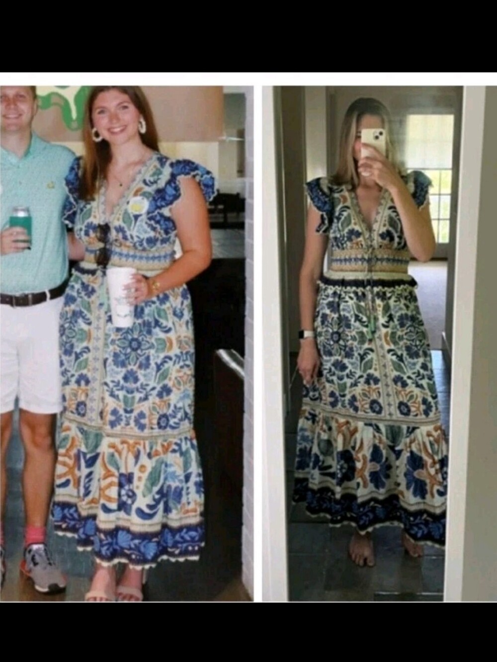 Farm Rio Ocean Tapestry Maxidress - Picture 7 of 9